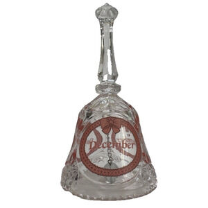 Artmark Chicago Ltd, DECEMBER Bell-Echt Bleikristall 24% Lead Crystal 1989 VTG